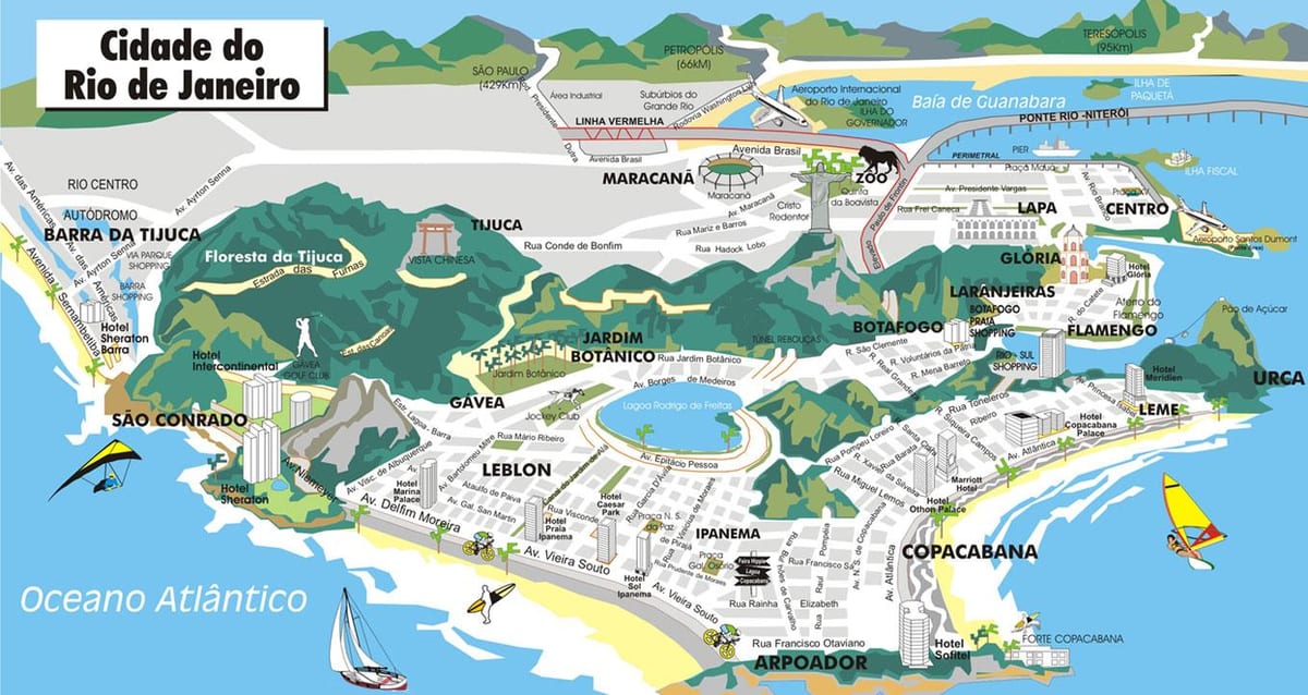 Rio de map
