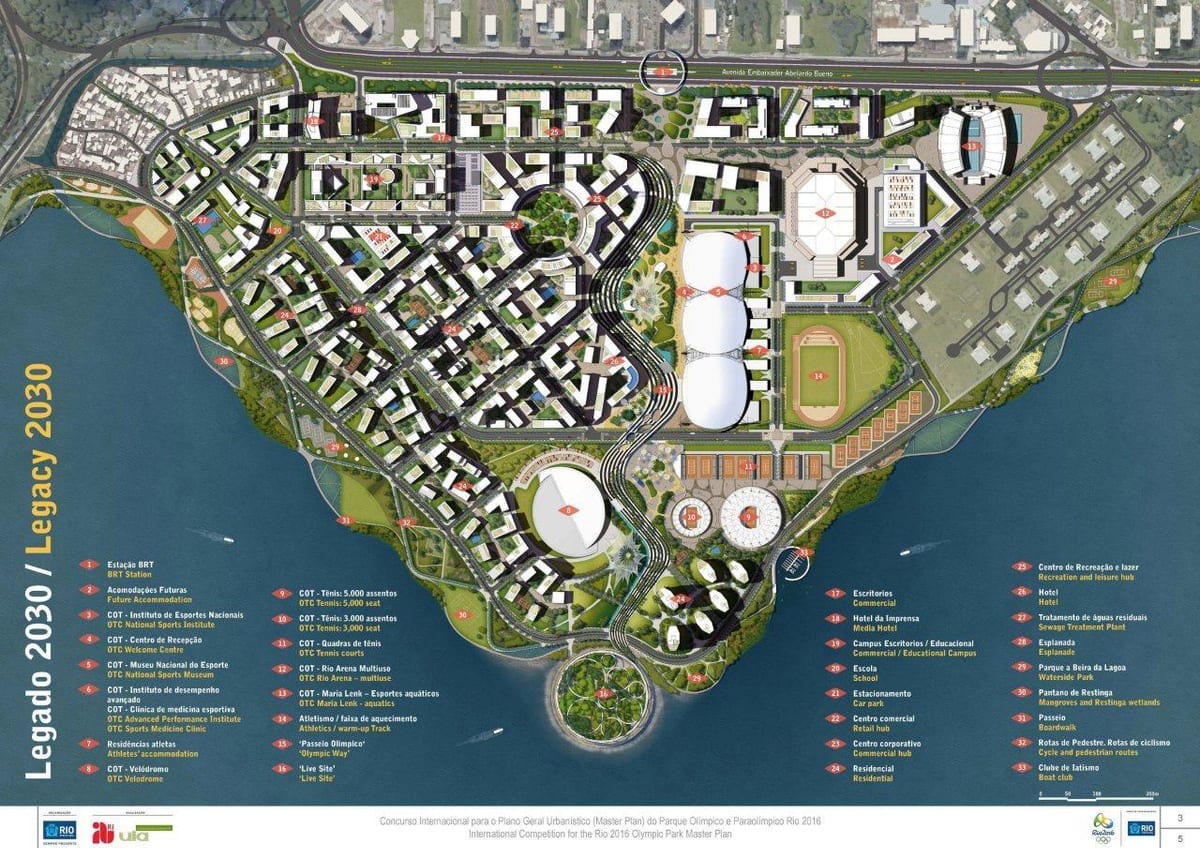 map of Rio park