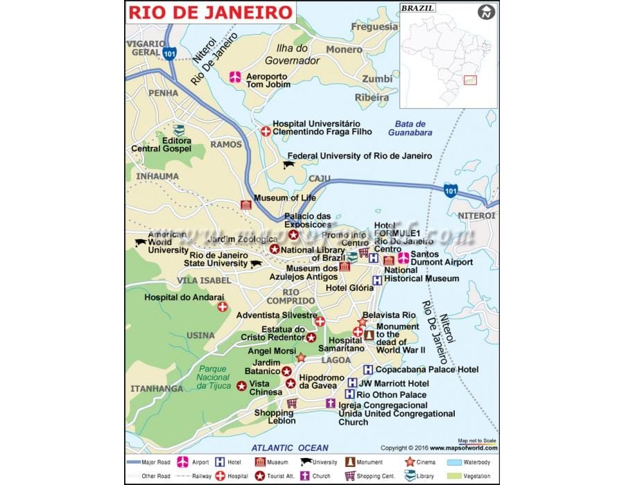 Rio de Janeiro store map