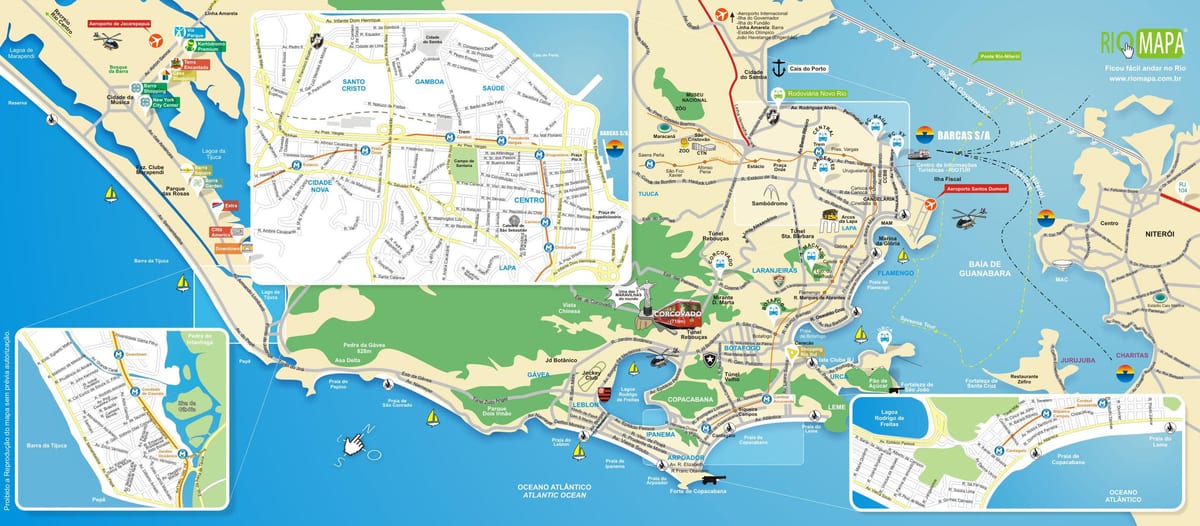 Rio de Janeiro park map
